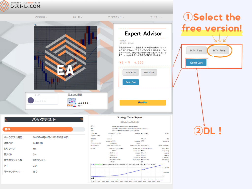 What is SYSTEMTRADE.COM? 『Unlimited Free FX Automaの説明画像（11）