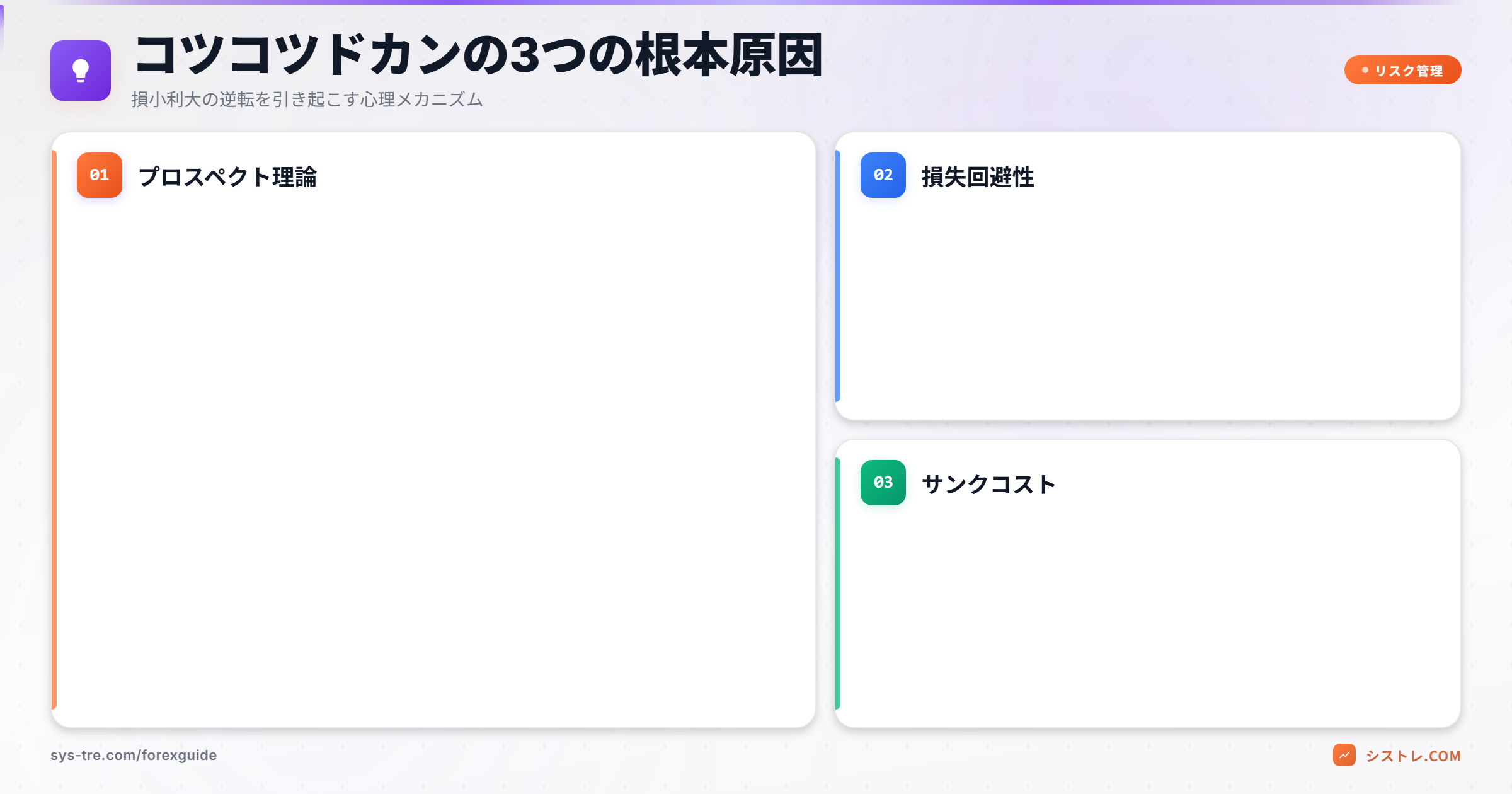 コツコツドカンの心理メカニズム