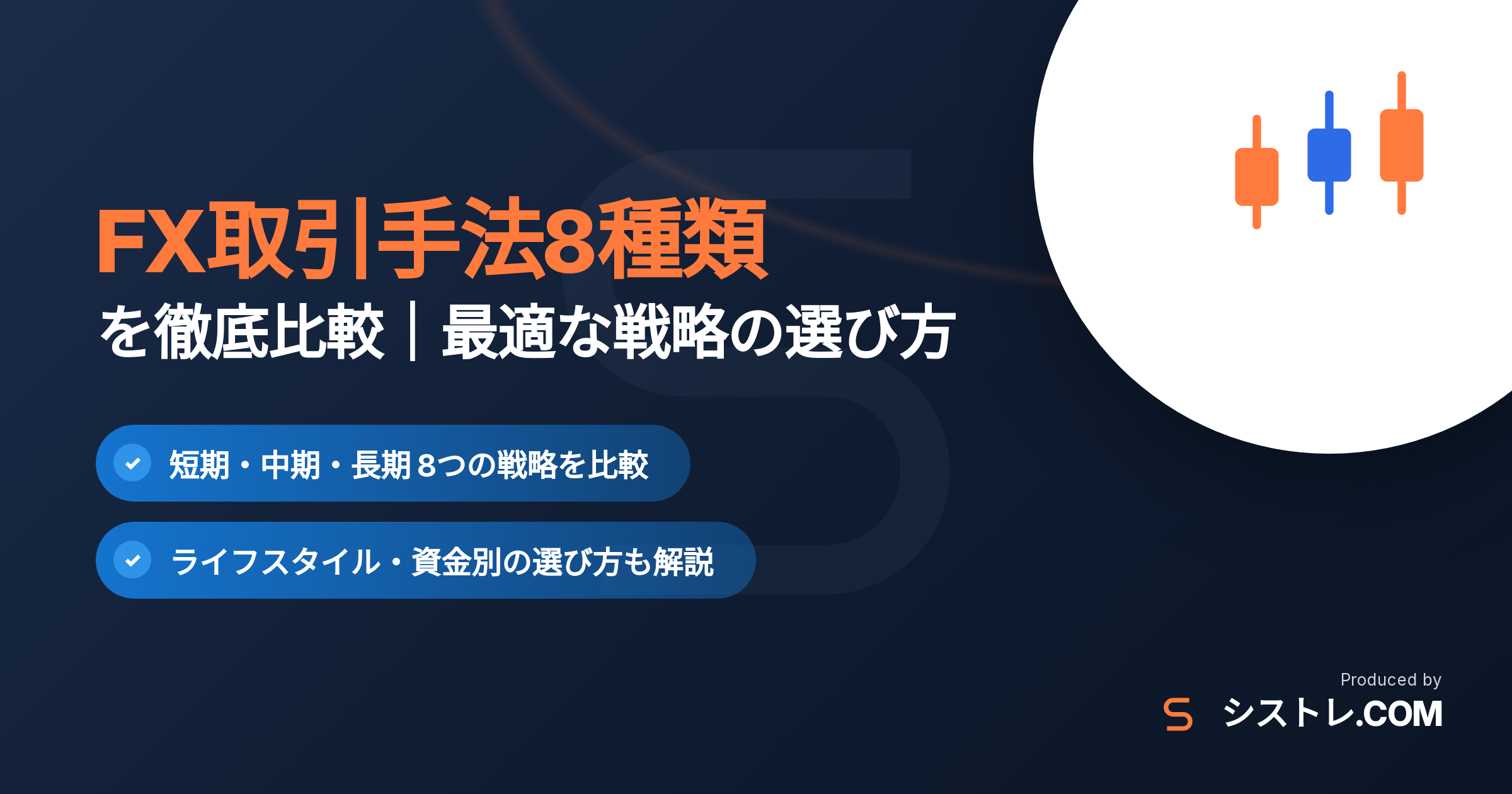FX取引手法8種類を徹底比較するアイキャッチ画像