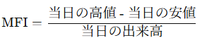MFIの計算式