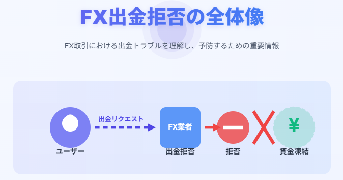 FX出金拒否の定義と主な種類