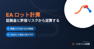 EA ロット計算の考え方をまとめたアイキャッチ画像